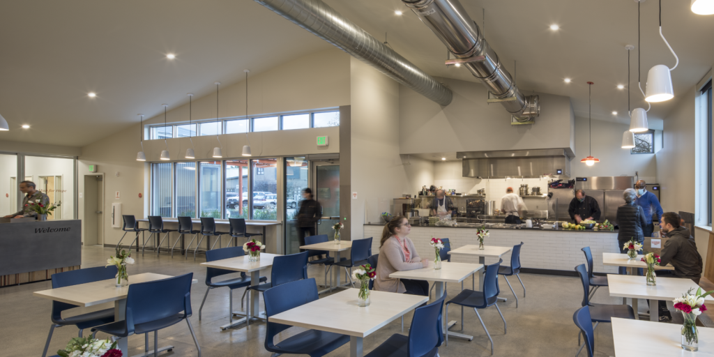 Ballard Food Bank cafeteria