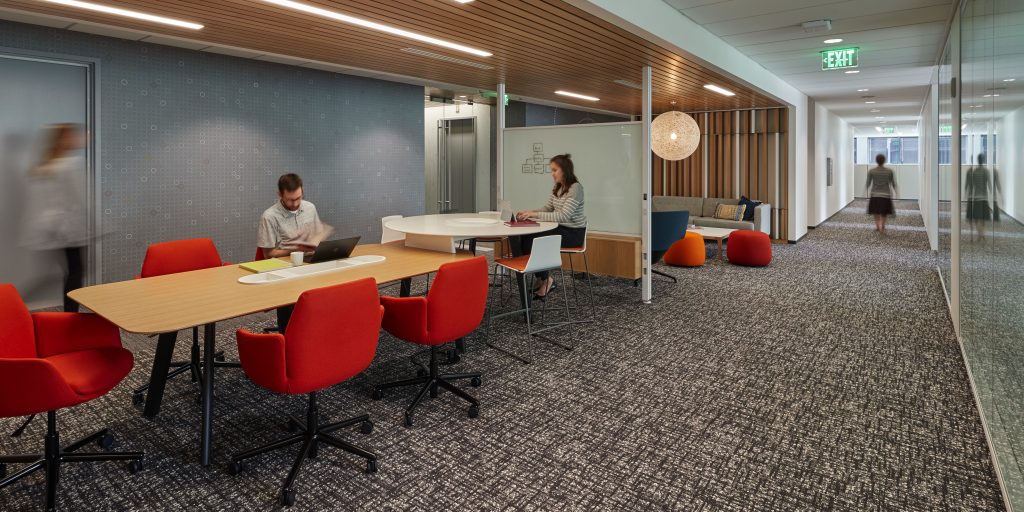 Seattle Children's 818 Stewart common area with conference table