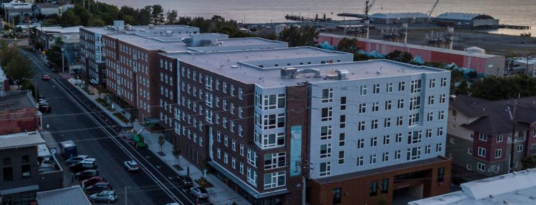 Stateside exterior aerial view