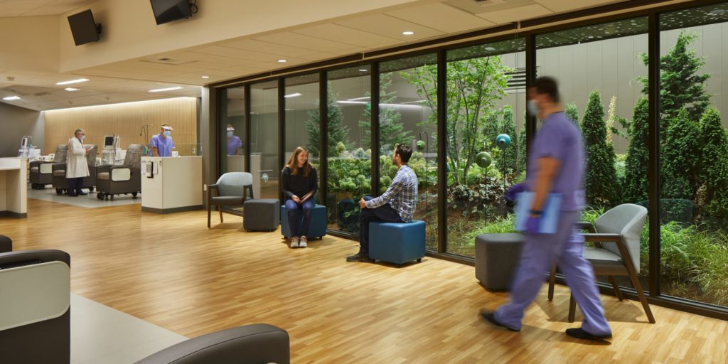 Northwest Kidney Centers at Rainier Beach Clinic lobby space