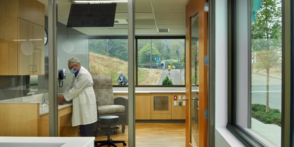 Northwest Kidney Centers at Rainier Beach Clinic patient room