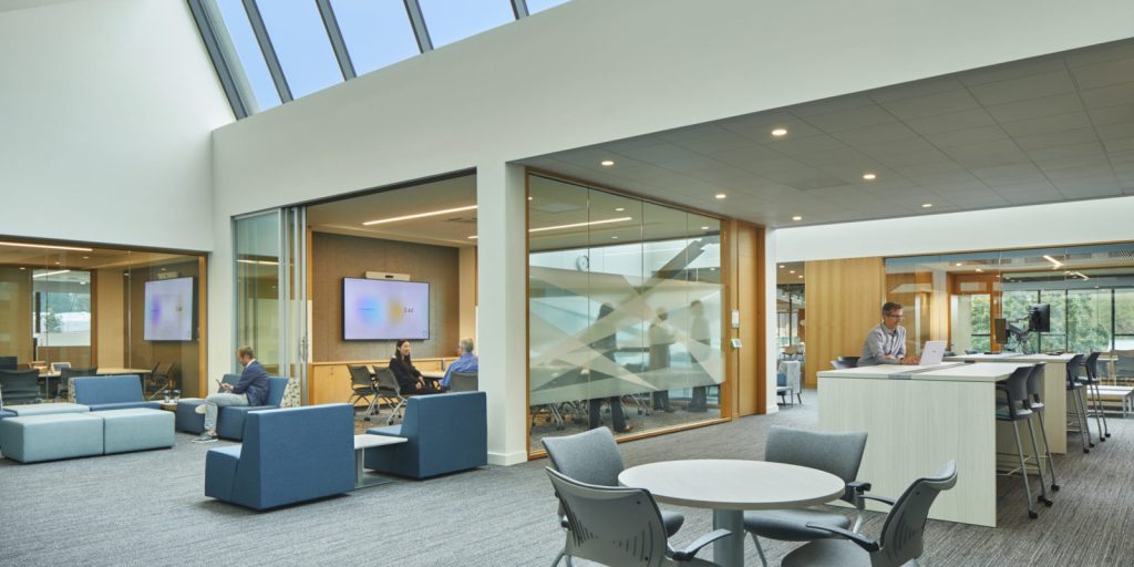 Northwest Kidney Centers at Burien Campus lobby interior