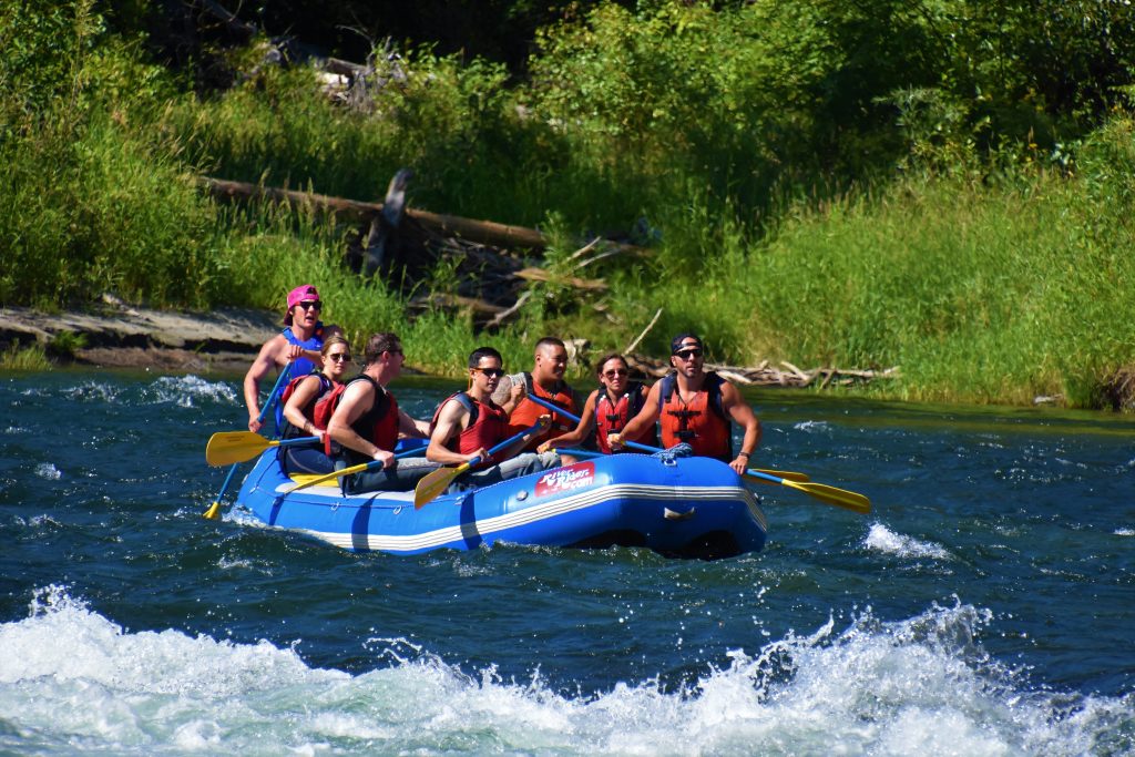 Spectrum team rafting trip