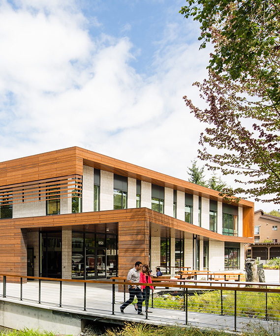 Healthcare building exterior